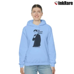 Women’s Gossip Girl Chuck Bass Cozy Hoodie in light blue | Warm, Structured, Stylish