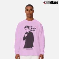 Men’s Gossip Girl Chuck Bass Long-Sleeve Shirt in light pink | Sleek, Lightweight, Year-Round Wear
