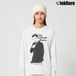Women’s Gossip Girl Chuck Bass Long-Sleeve Top in white | Sleek, Versatile, All-Season