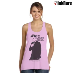Women’s Gossip Girl Chuck Bass Tank Top in light pink | Lightweight, Movement-Friendly