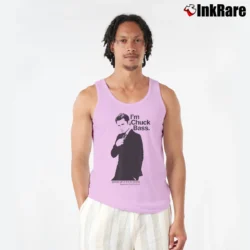 Men’s Gossip Girl Chuck Bass Tank Top in light pink | Breathable, Active-Friendly Design