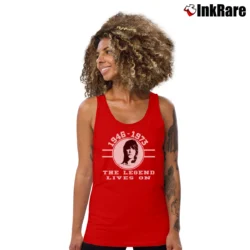 Women’s Gram Parsons Country Rock Cool Tank Top in red | Lightweight, Movement-Friendly