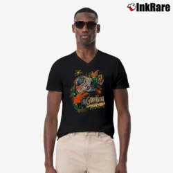 Men’s Grambling State Tigers College Team V-Neck Tee in black | Sharp, Breathable, Everyday Staple