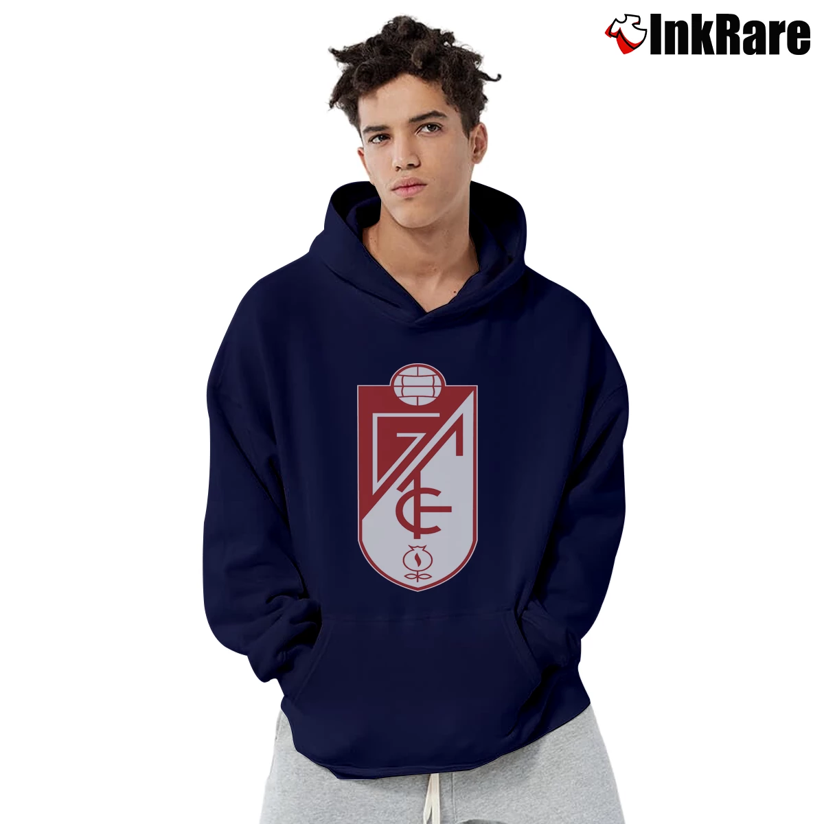Granada CF Espana Futbol Soccer Men’s Pullover Hoodie in navy – Ultimate Warmth Men’s Granada CF Espana Futbol Soccer Pullover Hoodie in navy | Cozy, Durable, Modern Fit