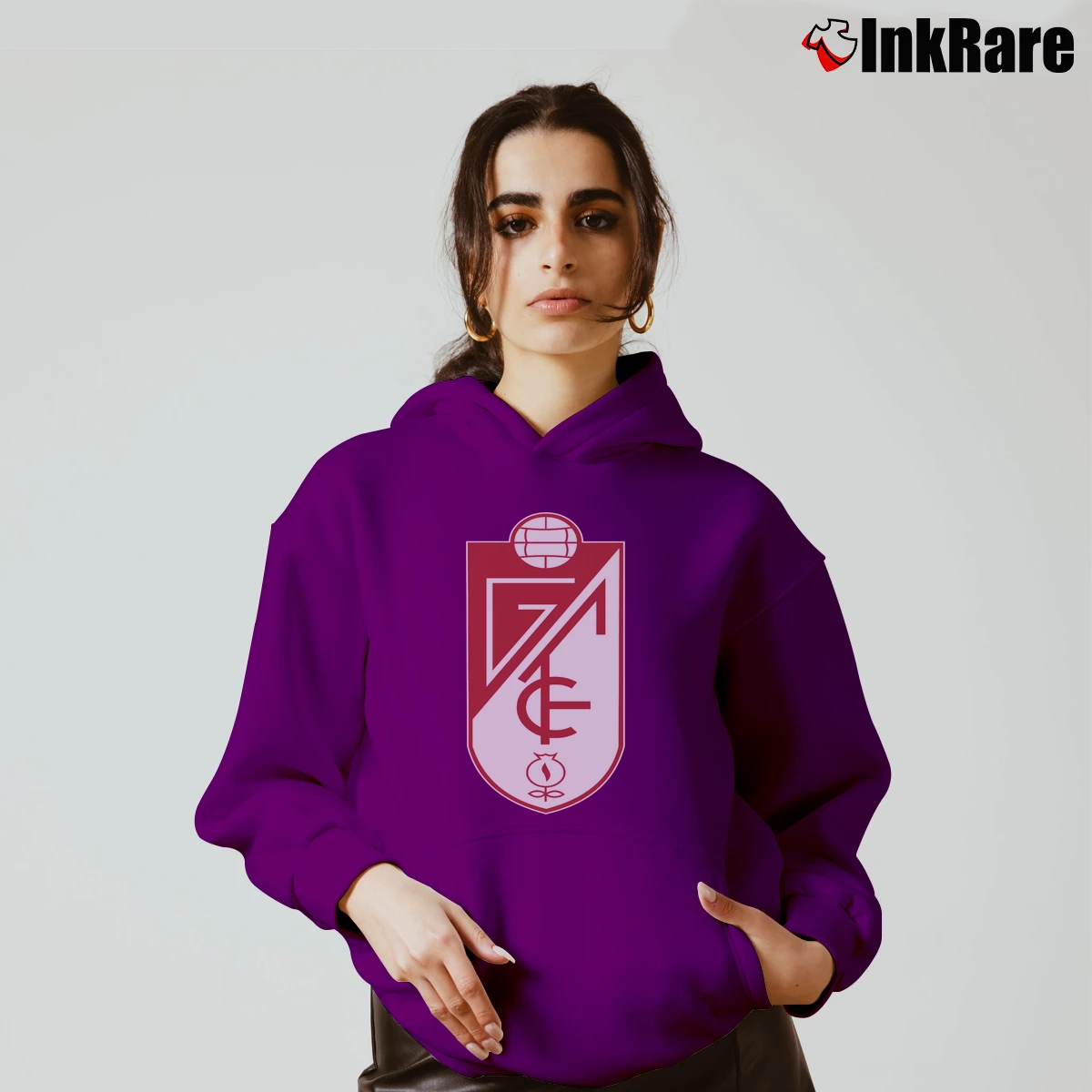 Granada CF Espana Futbol Soccer Women’s Cozy Hoodie in purple – Urban Chic Women’s Granada CF Espana Futbol Soccer Cozy Hoodie in purple | Warm, Structured, Stylish