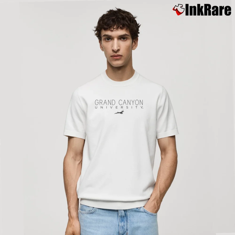 Men’s Grand Canyon University Gcu Lopes Classic T-Shirt in white | Soft, Breathable Everyday Wear