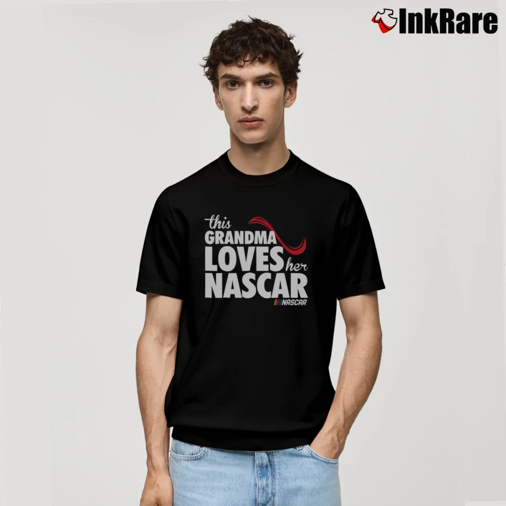 Men’s Grandma Loves Nascar Classic T-Shirt in black | Soft, Breathable Everyday Wear