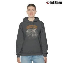Women’s Grateful Dead 1969 Aoxomoxo Album Skull And Roses Cozy Hoodie in charcoal | Warm, Structured, Stylish