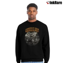 Men’s Grateful Dead 1969 Aoxomoxo Album Skull And Roses Crewneck Sweatshirt in black | Cozy Fabric, Clean Style