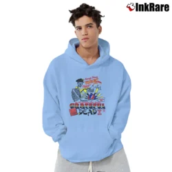 Men’s Grateful Dead 1972 Veneta Oregon Concert Classic Style Pullover Hoodie in light blue | Cozy, Durable, Modern Fit