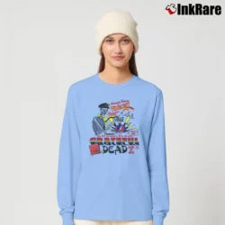 Women’s Grateful Dead 1972 Veneta Oregon Concert Classic Style Long-Sleeve Top in light blue | Sleek, Versatile, All-Season