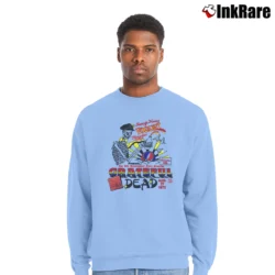 Men’s Grateful Dead 1972 Veneta Oregon Concert Classic Style Crewneck Sweatshirt in light blue | Cozy Fabric, Clean Style