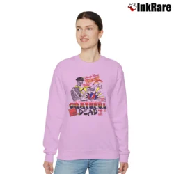 Women’s Grateful Dead 1972 Veneta Oregon Concert Classic Style Relaxed Sweatshirt in light pink | Soft, Laid-Back Vibe