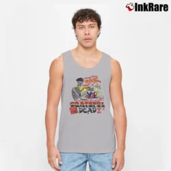 Men’s Grateful Dead 1972 Veneta Oregon Concert Classic Style Tank Top in sport grey | Breathable, Active-Friendly Design