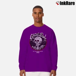 Men’s Grateful Dead 1980 On The Road Again Long-Sleeve Shirt in purple | Sleek, Lightweight, Year-Round Wear