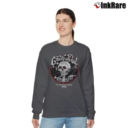 Women’s Grateful Dead 1980 On The Road Again Relaxed Sweatshirt in charcoal | Soft, Laid-Back Vibe