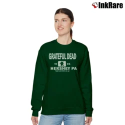 Women’s Grateful Dead 1985 Hershey PA How Sweet It Is Relaxed Sweatshirt in forest green | Soft, Laid-Back Vibe
