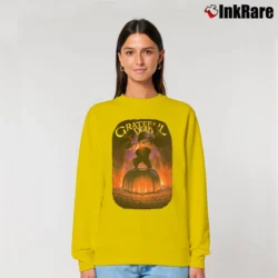 Women’s Grateful Dead 1988 King Kong Madison Square Garden Relaxed Sweatshirt in yellow | Soft, Laid-Back Vibe