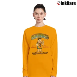 Women’s Grateful Dead 1989 Fred Flintstones Parody Non Stop World Tour Long-Sleeve Top in orange | Sleek, Versatile, All-Season