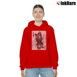 Women’s Grateful Dead 1989 Tour Concert Promo Cozy Hoodie in red | Warm, Structured, Stylish