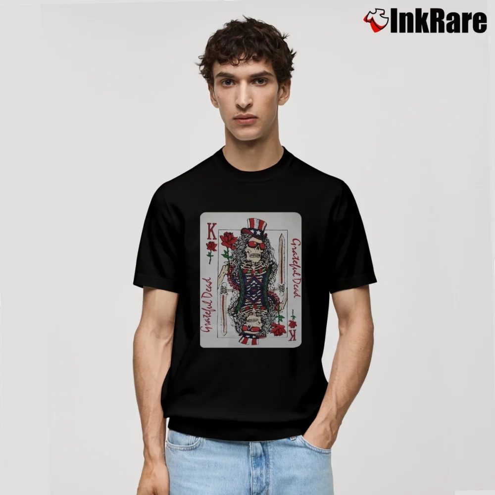 Men’s Grateful Dead 1989 Tour Concert Promo Classic T-Shirt in black | Soft, Breathable Everyday Wear