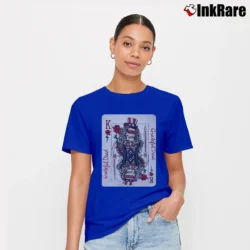 Women’s Grateful Dead 1989 Tour Concert Promo Signature T-Shirt in royal blue | Soft, Flattering Fit