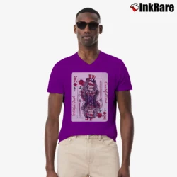 Men’s Grateful Dead 1989 Tour Concert Promo V-Neck Tee in purple | Sharp, Breathable, Everyday Staple