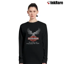 Women’s Grateful Dead 1991 Harley Davidson Motorcycle Long-Sleeve Top in black | Sleek, Versatile, All-Season