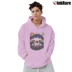 Men’s Grateful Dead 1993 Summer Tour Desert Bears Pullover Hoodie in light pink | Cozy, Durable, Modern Fit