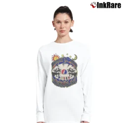 Women’s Grateful Dead 1993 Summer Tour Desert Bears Long-Sleeve Top in white | Sleek, Versatile, All-Season