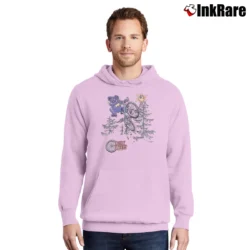 Men’s Grateful Dead 1995 Dead Treads Tie Dye Pullover Hoodie in light pink | Cozy, Durable, Modern Fit