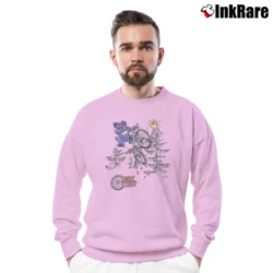 Men’s Grateful Dead 1995 Dead Treads Tie Dye Crewneck Sweatshirt in light pink | Cozy Fabric, Clean Style