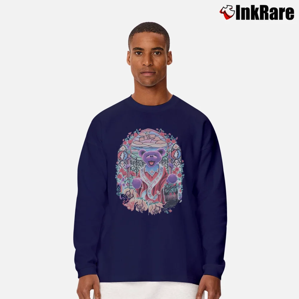 Men’s Grateful Dead 1998 Saint Stephen Tie Dye Long-Sleeve Shirt in navy | Sleek, Lightweight, Year-Round Wear