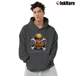 Men’s Grateful Dead 80s Skull Pullover Hoodie in charcoal | Cozy, Durable, Modern Fit