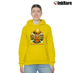 Women’s Grateful Dead 80s Skull Cozy Hoodie in yellow | Warm, Structured, Stylish