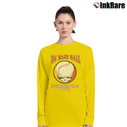 Women’s Grateful Dead 90s Back From The Dead Baseball Long-Sleeve Top in yellow | Sleek, Versatile, All-Season