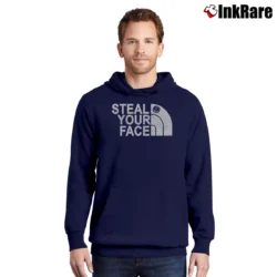 Men’s Grateful Dead 90s Distressed Steal Your Face Band Pullover Hoodie in navy | Cozy, Durable, Modern Fit
