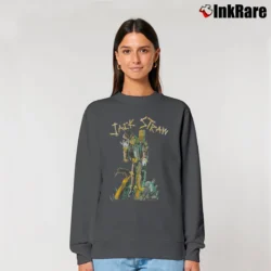 Women’s Grateful Dead 90s Jack Straw Relaxed Sweatshirt in charcoal | Soft, Laid-Back Vibe