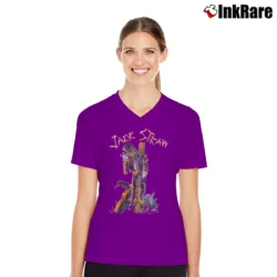 Women’s Grateful Dead 90s Jack Straw V-Neck Tee in purple | Chic Neckline, Soft Texture