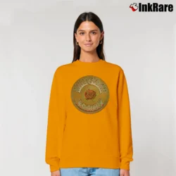 Women’s Grateful Dead American Beauty Relaxed Sweatshirt in orange | Soft, Laid-Back Vibe