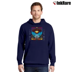 Men’s Grateful Dead Aoxomoxoa Rock Band Fan Pullover Hoodie in navy | Cozy, Durable, Modern Fit