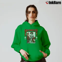 Women’s Grateful Dead Bertha Rose And Skull Furthur Festival Vintage Rare Cozy Hoodie in irish green | Warm, Structured, Stylish
