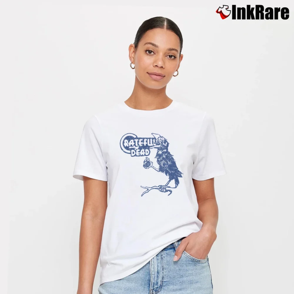 Women’s Grateful Dead Birdsong Signature T-Shirt in white | Soft, Flattering Fit