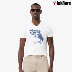Men’s Grateful Dead Birdsong V-Neck Tee in white | Sharp, Breathable, Everyday Staple