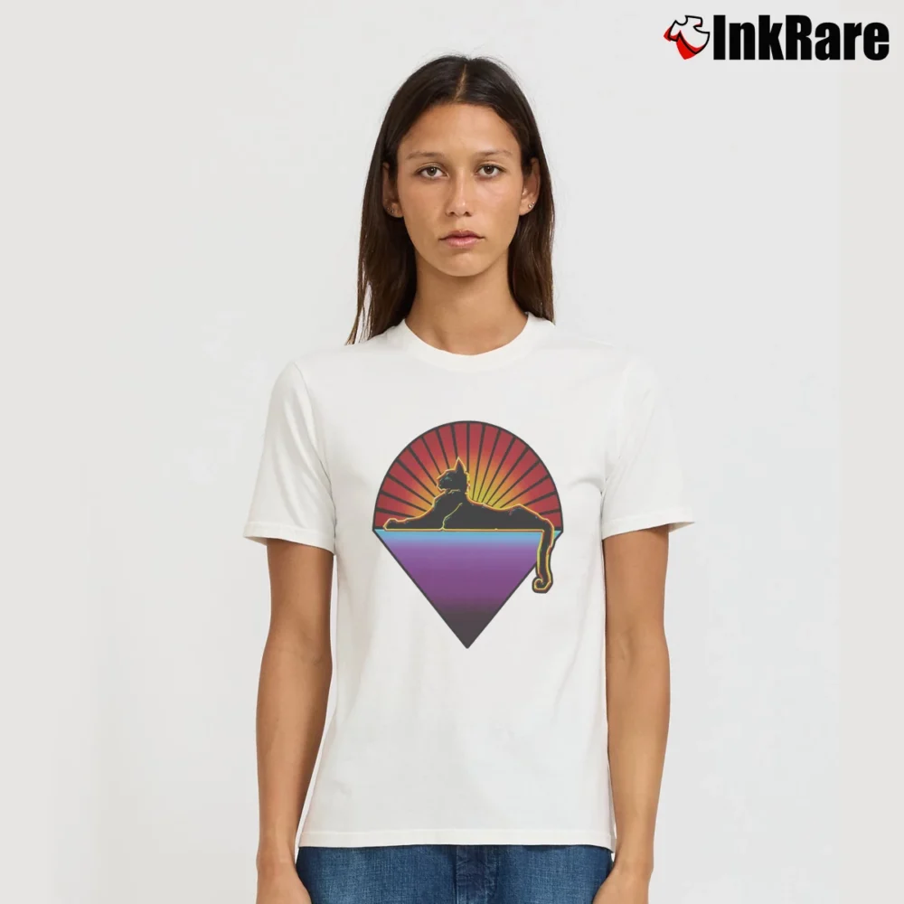 Women’s Grateful Dead Cats Under The Stars Casual Signature T-Shirt in white | Soft, Flattering Fit