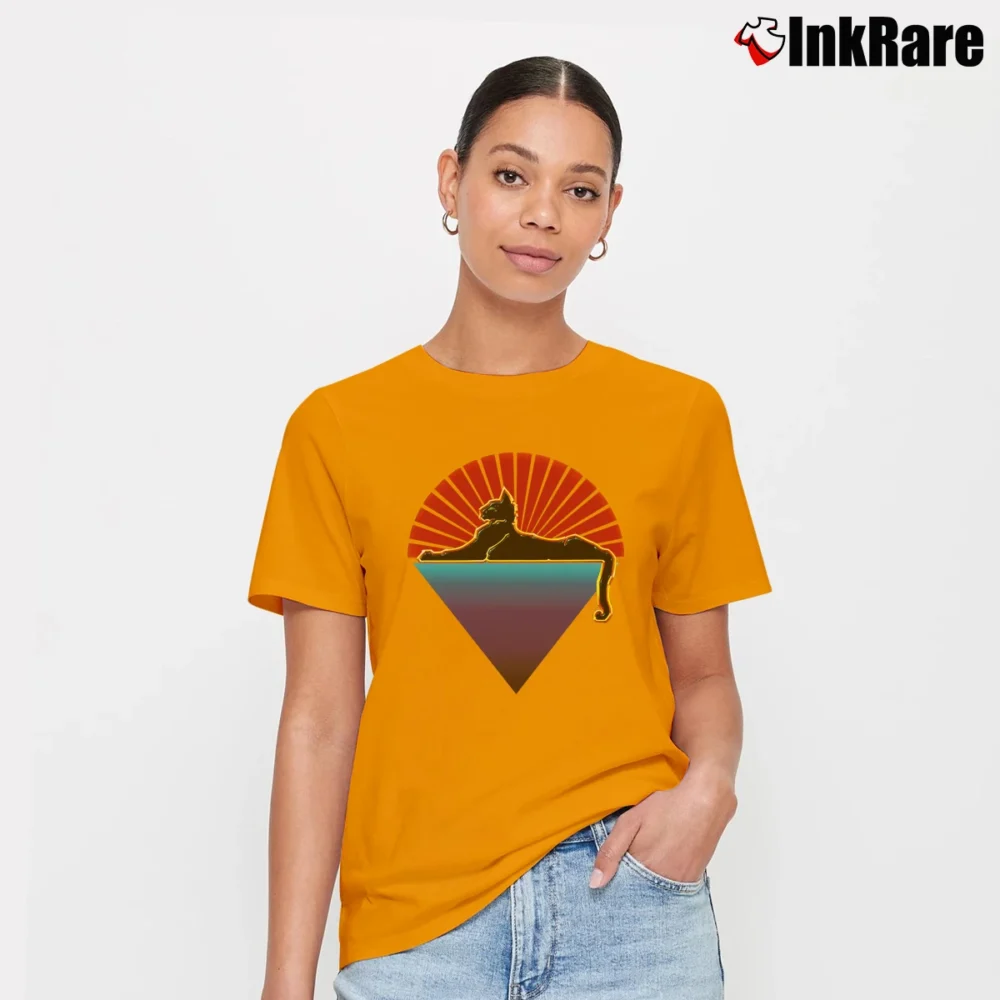 Women’s Grateful Dead Cats Under The Stars Fashion Signature T-Shirt in orange | Soft, Flattering Fit