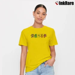 Women’s Grateful Dead Classic Dancing Bears Classic Signature T-Shirt in yellow | Soft, Flattering Fit