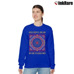Women’s Grateful Dead Cornell 1977 Vintage Rock Concert Relaxed Sweatshirt in royal blue | Soft, Laid-Back Vibe