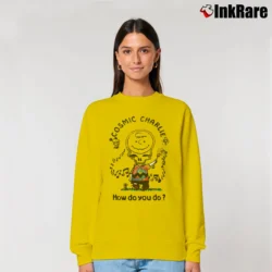 Women’s Grateful Dead Cosmic Charlie Brown Peanuts 80s Relaxed Sweatshirt in yellow | Soft, Laid-Back Vibe