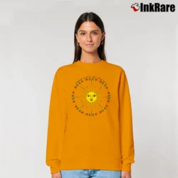 Women’s Grateful Dead Dancing Bears 1988 Tour for Music Lovers Relaxed Sweatshirt in orange | Soft, Laid-Back Vibe